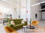 Habitación individual soleada con baño privado y con terraza