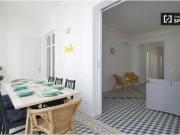 Habitación luminosa en alquiler en un apartamento de 9...