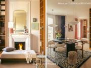 Haussmannien traversant en étage élevé avec balcons et...