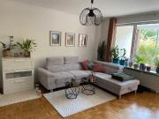Helle 2 Zimmer Voll möblierte Wohnung mit Garten und Loggiaw