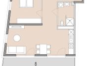 Helle 2 Zimmer Wohnung in Graz Gösting mit großem Balkon