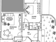 Helle 78qm Einliegerwohnung 2ZKB EBK, Terrasse, Stellplatz