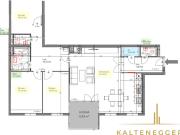 Helle, ruhige 120 m² Wohnung mit Loggia im 3. Stock zum...