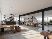 Helles Büro mit Loftflair und Industriecharme im Rohbau...