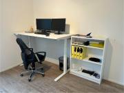 Helles Büro mit Loggia in zentraler Wohnung – nur 1...