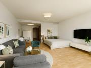 Helles Studio mit Terrasse und direktem Gartenzugang im...