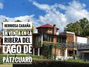 HERMOSA CABAÑA EN VENTA EN LA RIBERA DEL LAGO DE...