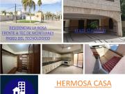 HERMOSA CASA EN RENTA FRACC LA ROSA SUPER UBICACION...