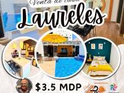 LOS LAURELES: Un oasis amueblado con alberca y terraza...