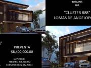 HERMOSA RESIDENCIA EN PREVENTA EN CLUSTER 888 EN LOMAS...
