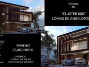 HERMOSA RESIDENCIA EN PREVENTA EN CLUSTER 888 EN LOMAS...
