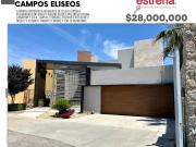 HERMOSA RESIDENCIA EN VENTA EN CAMPOS ELISEOS, SUPER...