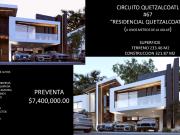 HERMOSA RESIDENCIA EN VENTA EN RESIDENCIAL QUETZALCOATL...