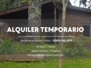 Hermoso Chalet PAX/6 Alquiler Temporario 2026!