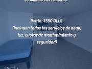 Hermoso estudio en renta en fraccionamiento privado en...