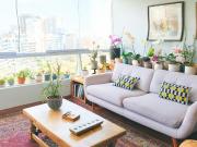 Hermoso Flat Con Vista A Calle Y Al Mar, Amoblado O Sin...