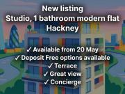 Hewett Street Studio to rent £2,850 pcm £658 pw