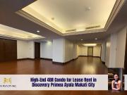High End 4BR Condo for Lease Rent in Discovery Primea...