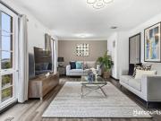 High Hill End of Court with Sunrise Over the Mountains