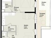 High Tech Gartenwohnung in der Zieglergasse BJ 2022