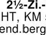 HN Biberach, 2 1/2 Zi, 75 m², Terr keine HT, 623, € KM + GAR