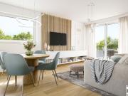 Hochwertig & hell Balkon & Terrasse als Wohn Highlight