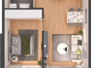 Hochwertige 2 Zimmer Neubau Wohnung mit Balkon W07