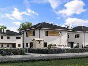 Holzmassivhaus mit Blick auf den Bisamberg