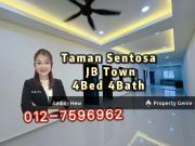 Taman Sentosa JB town single storey house 4 Beds 4 Baths