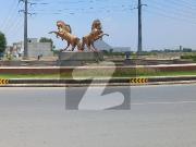 Hot location 10marla plot for sale central block...