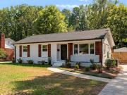 Contemporary house with garden