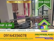 HOUSE AND LOT FOR SALE AMADEO, CAVITE