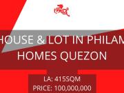 House and Lot for Sale in Philam Homes Quezon City