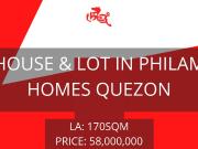 House and Lot for Sale in Philam Homes Quezon City