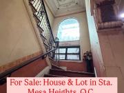 HOUSE AND LOT FOR SALE STA MESA QC