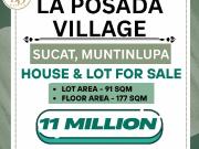 House & Lot for Sale – La Posada Village, Sucat, Muntinlupa