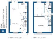 House Type E terraced, Woodbrook, House Type E terraced, W.