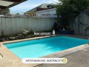House with Pool for Sale in White Plains Along Katipunan...