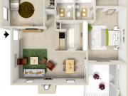 Hunter's Ridge Apts. 2 Bed W/D Conn. / Fireplace...