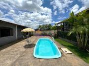 Ibiúna, chácara com piscina, aceita permuta em itanhaem