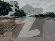 Ideal location 1348.43 square yard 3 side corner main...