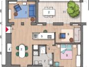 IDEALE FAMIGLIA: 2 camere da letto e grande cucina