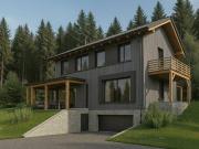 Idylle am Waldrand: Modernes Massivholz Wohnhaus in Hof...