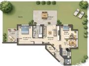 Idyllische 3,5 Zi Wohnung mit großem Gartenanteil