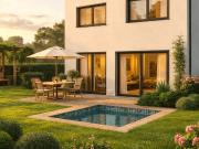 Ihr eigenes Haus. Ihr eigener Garten. Ihre Ruhe