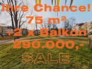 IHRE CHANCE 75 m² DACHWOHNUNG +2 x BALKONE 10 m²...