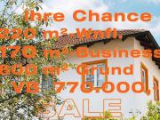 IHRE CHANCE HAUS ca. 220 m² WNFL + ca. 270 m² BUSINESS +...