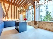 Île Saint‑Louis | Duplex style loft | 80 m² | 4 m sous...