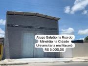 Alugo GalpÃ£o com 200 metros quadrados em Cidade...