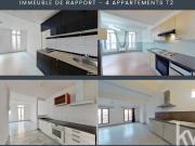 Immeuble de rapport composé de 4 appartements T2 de 37 m²